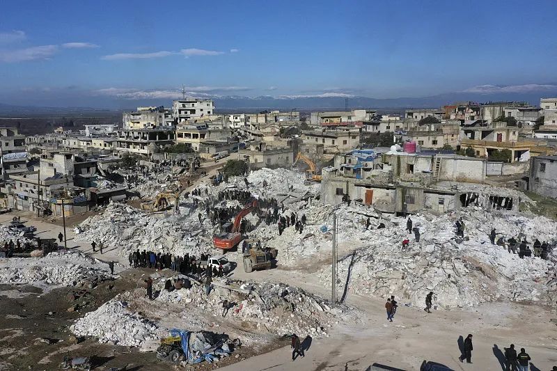 6日发生的地震在叙利亚造成重大人员伤亡