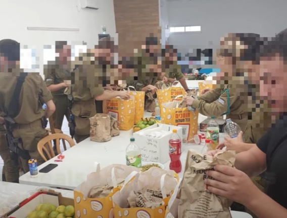 麦当劳以色列分公司向以色列国防军提供免费餐食