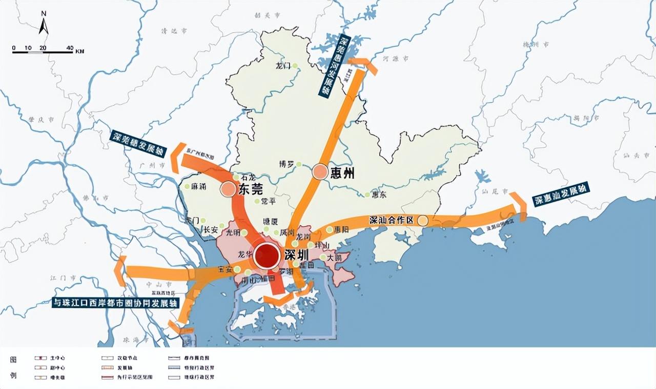 深圳都市圈则回到了深圳、东莞、惠州以及深汕特别合作区的传统范畴